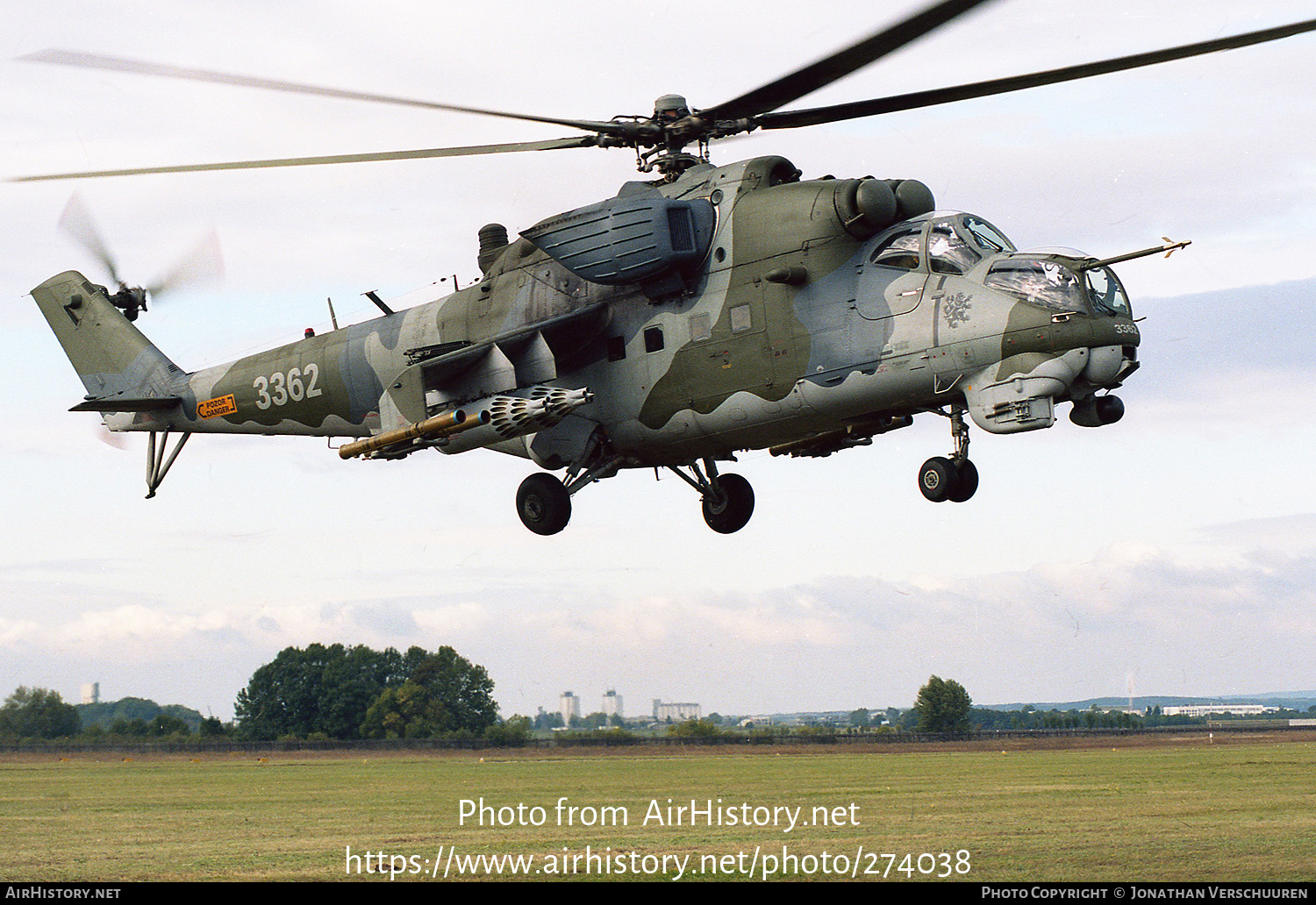 Aircraft Photo of 3362 | Mil Mi-35 | Czechia - Air Force | AirHistory.net #274038