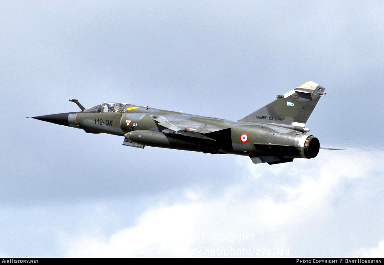 Aircraft Photo of 231 | Dassault Mirage F1CT | France - Air Force | AirHistory.net #274044