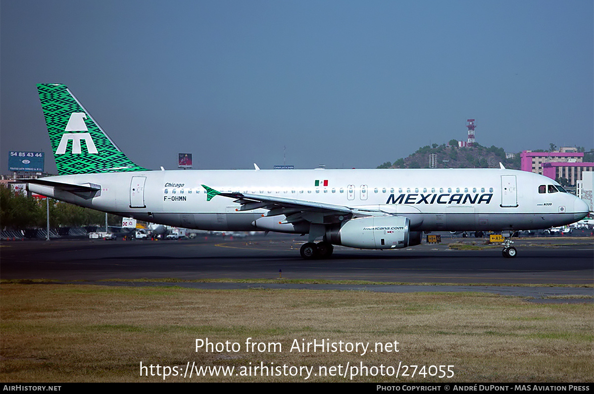 Aircraft Photo of F-OHMN | Airbus A320-231 | Mexicana | AirHistory.net #274055