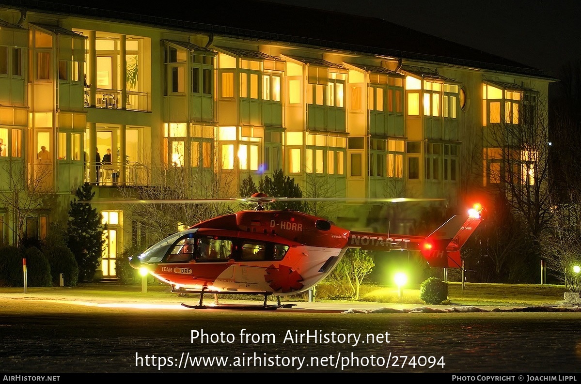 Aircraft Photo of D-HDRR | Eurocopter-Kawasaki EC-145 (BK-117C-2) | DRF Luftrettung - German Air Rescue | AirHistory.net #274094