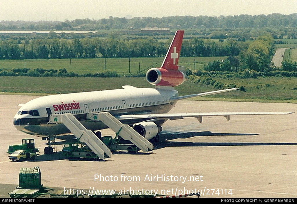 Aircraft Photo of HB-IHH | McDonnell Douglas DC-10-30 | Swissair | AirHistory.net #274114