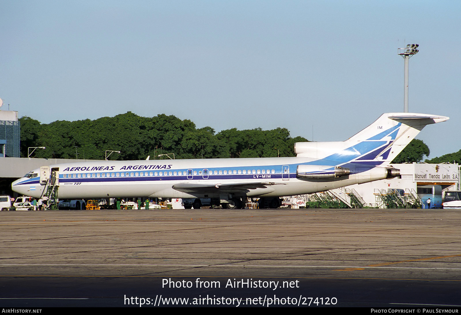 Aircraft Photo Of LV-MIM | Boeing 727-287/Adv | Aerolíneas Argentinas ...