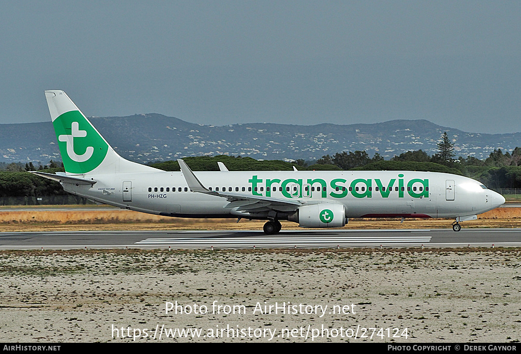 Aircraft Photo of PH-HZG | Boeing 737-8K2 | Transavia | AirHistory.net #274124