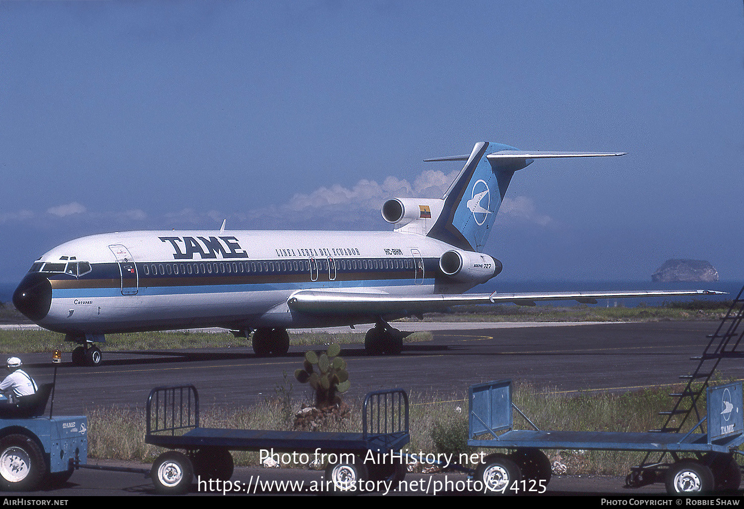 Aircraft Photo of HC-BHM / FAE-078 | Boeing 727-2T3/Adv | TAME - Transportes Aéreos Militares Ecuatorianos | AirHistory.net #274125