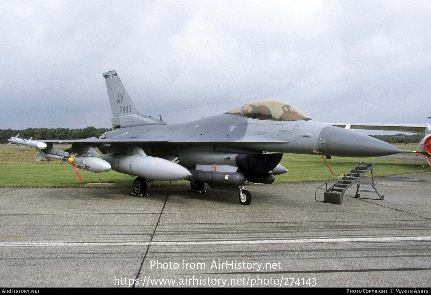 Aircraft Photo of 88-0443 / AF88-443 | General Dynamics F-16CM Fighting Falcon | USA - Air Force | AirHistory.net #274143