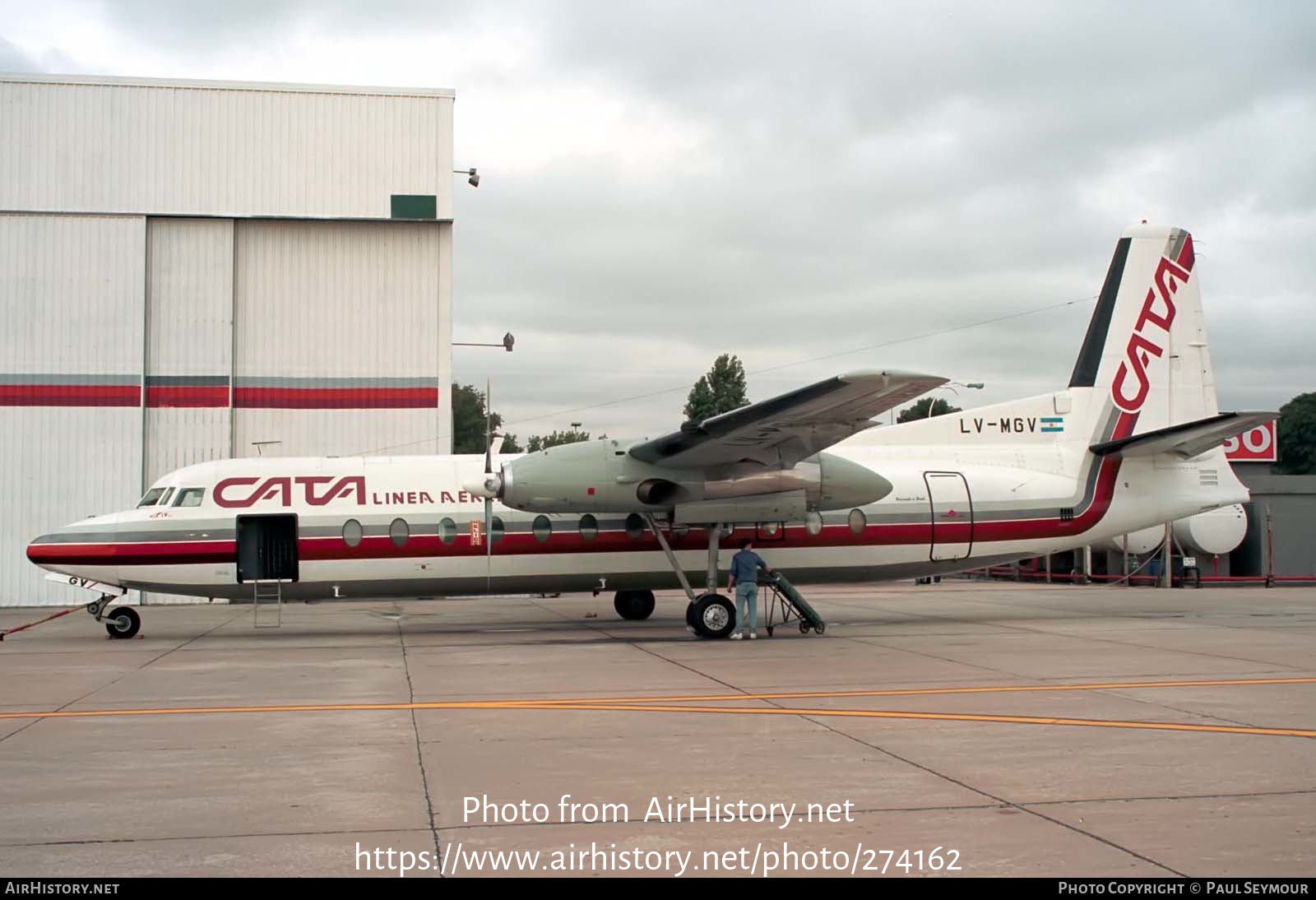 Aircraft Photo of LV-MGV | Fairchild Hiller FH-227B | CATA Líneas Aéreas | AirHistory.net #274162