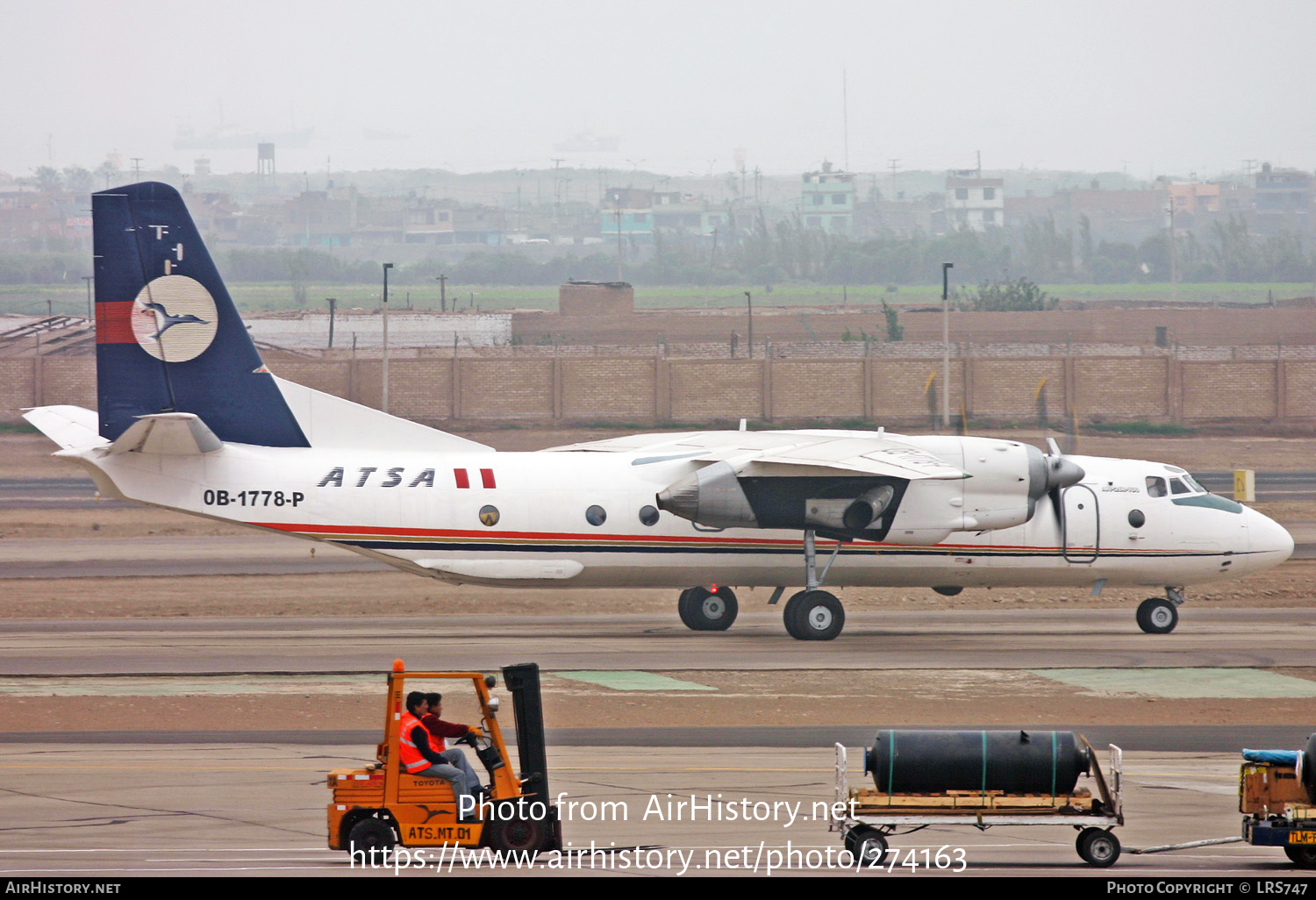 Aircraft Photo of OB-1778-P | Antonov An-26B-100 | ATSA - Aero Transporte | AirHistory.net #274163