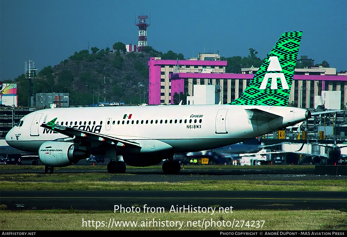 Aircraft Photo of N618MX | Airbus A319-112 | Mexicana | AirHistory.net #274237