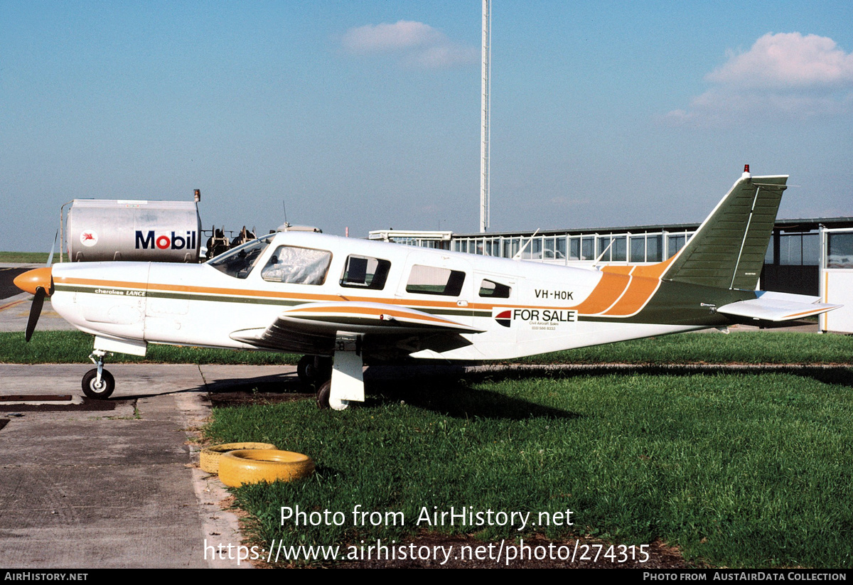 Aircraft Photo of VH-HOK | Piper PA-32R-300 Cherokee Lance | AirHistory.net #274315