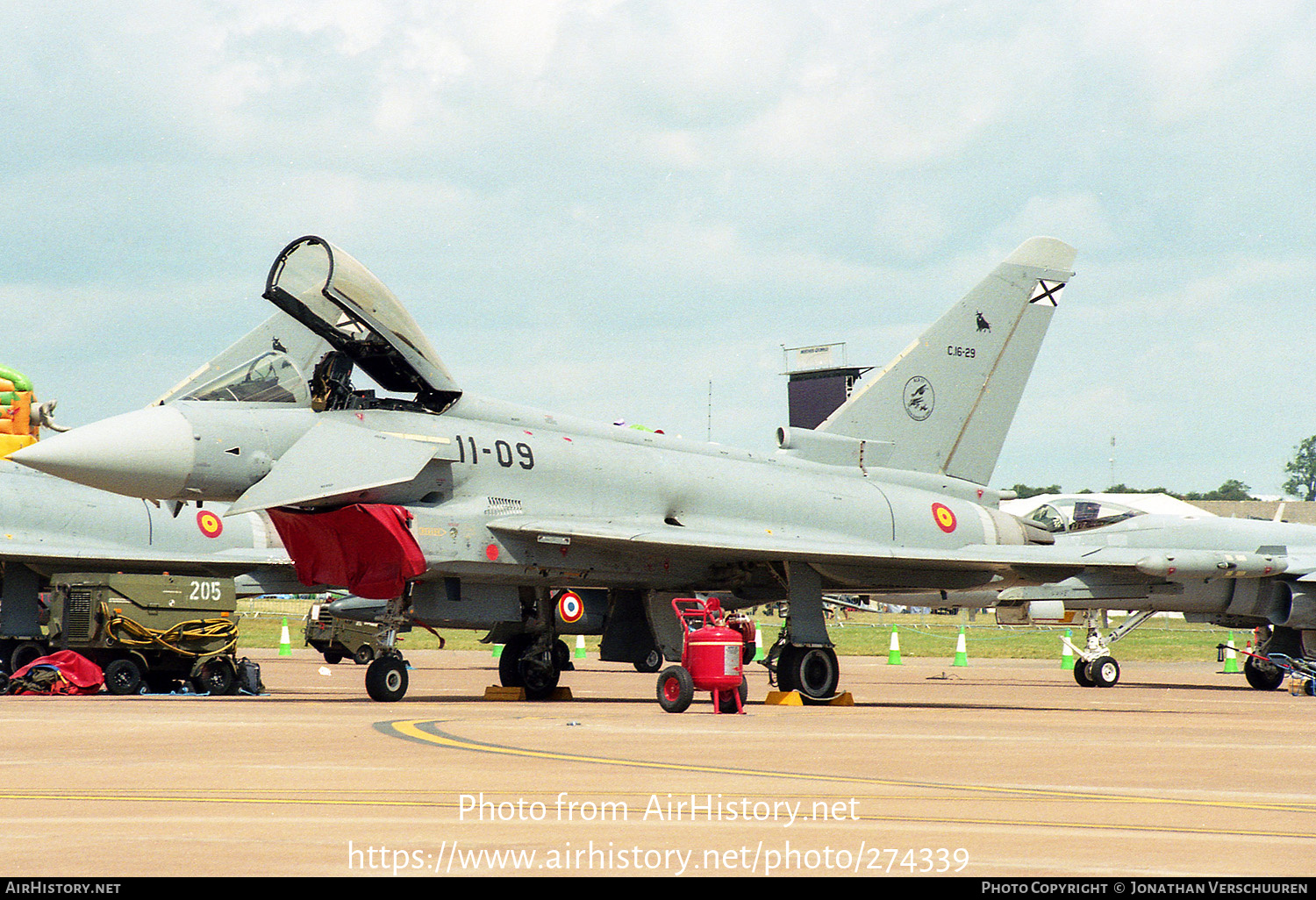 Aircraft Photo of C16-29 | Eurofighter EF-2000 Typhoon S | Spain - Air Force | AirHistory.net #274339