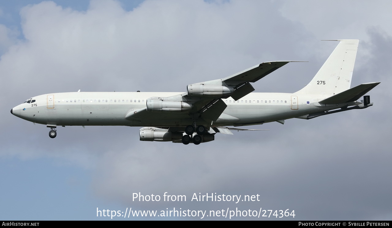 Aircraft Photo of 275 | Boeing 707-3P1C(KC) | Israel - Air Force | AirHistory.net #274364