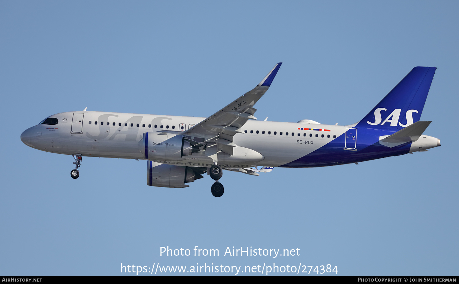 Aircraft Photo of SE-ROX | Airbus A320-251N | Scandinavian Airlines - SAS | AirHistory.net #274384