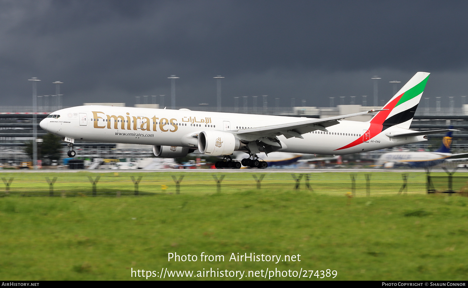 Aircraft Photo of A6-ENQ | Boeing 777-31H/ER | Emirates | AirHistory.net #274389