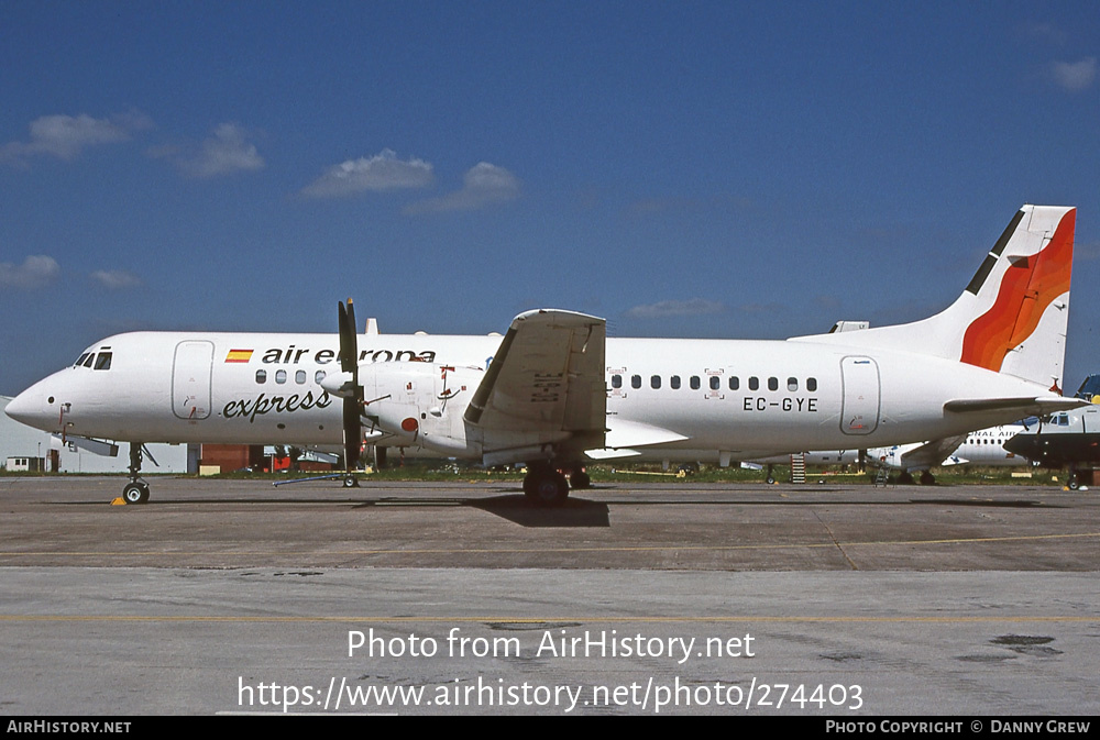 Aircraft Photo of EC-GYE | British Aerospace ATP | Air Europa Express | AirHistory.net #274403