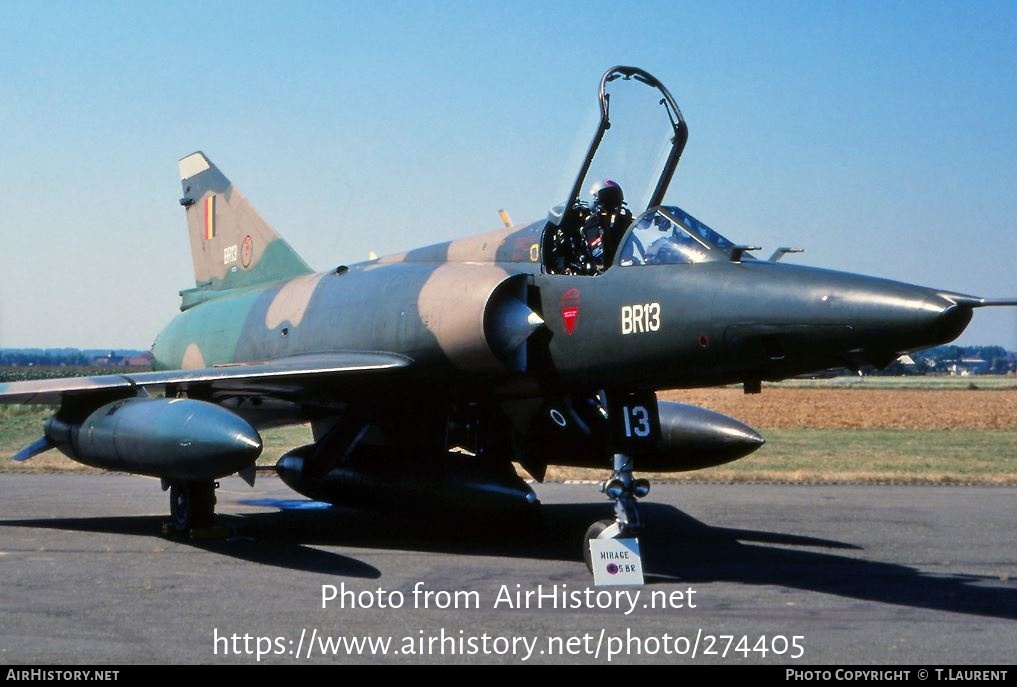 Aircraft Photo of BR13 | Dassault Mirage 5BR | Belgium - Air Force | AirHistory.net #274405