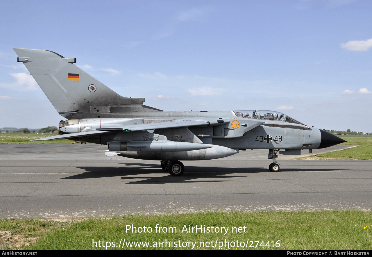 Aircraft Photo of 4348 | Panavia Tornado IDS | Germany - Air Force | AirHistory.net #274416