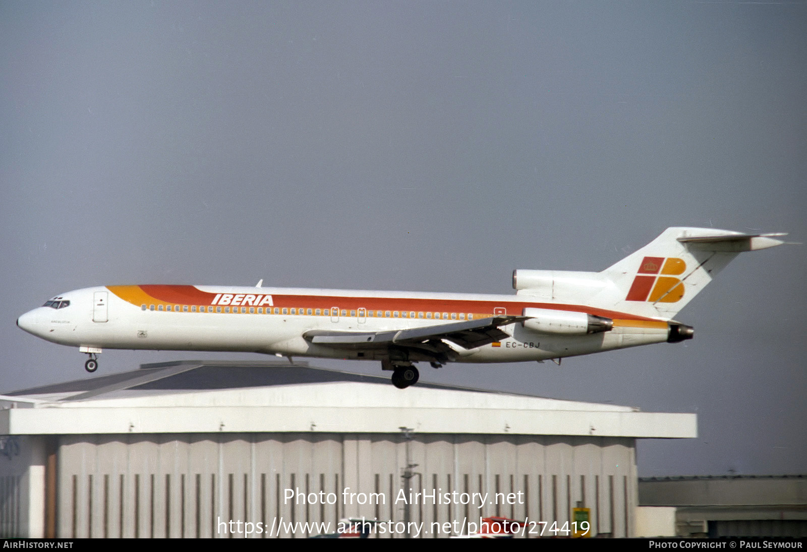 Aircraft Photo of EC-CBJ | Boeing 727-256/Adv | Iberia | AirHistory.net #274419