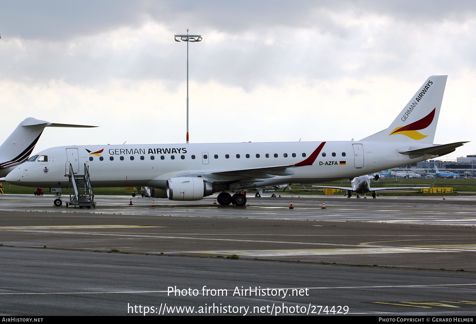 Aircraft Photo of D-AZFA | Embraer 190LR (ERJ-190-100LR) | German Airways | AirHistory.net #274429