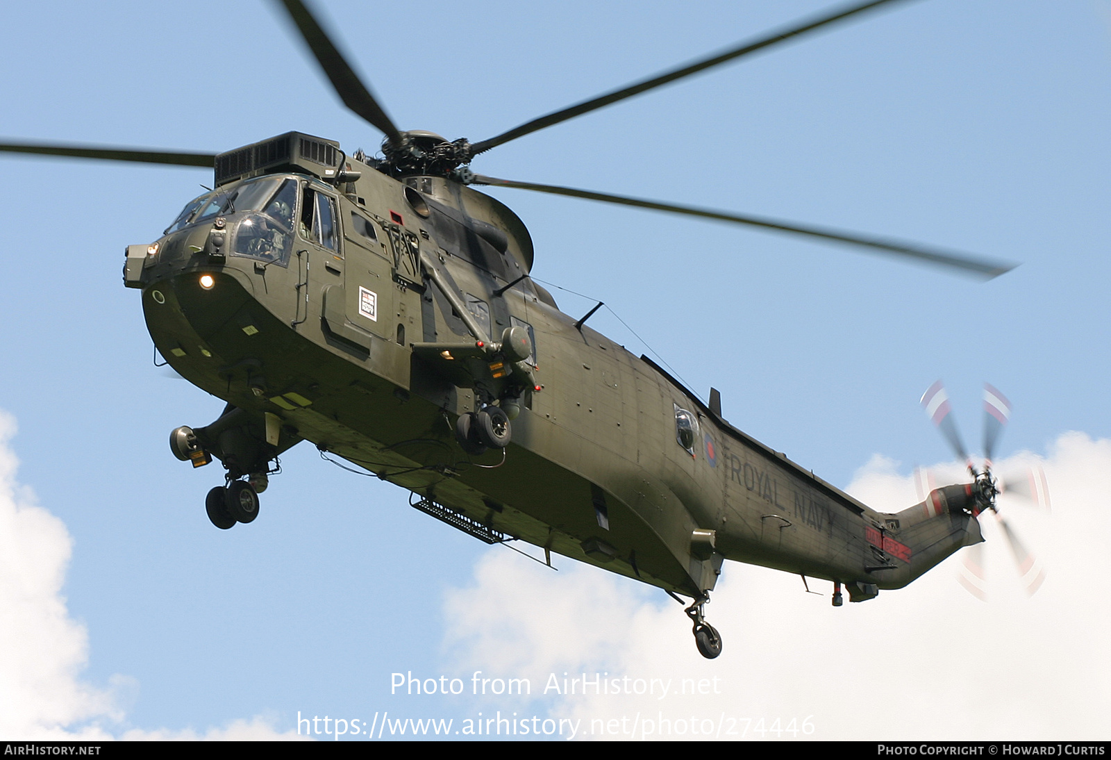 Aircraft Photo of ZF119 | Westland WS-61 Sea King HC4 | UK - Navy | AirHistory.net #274446