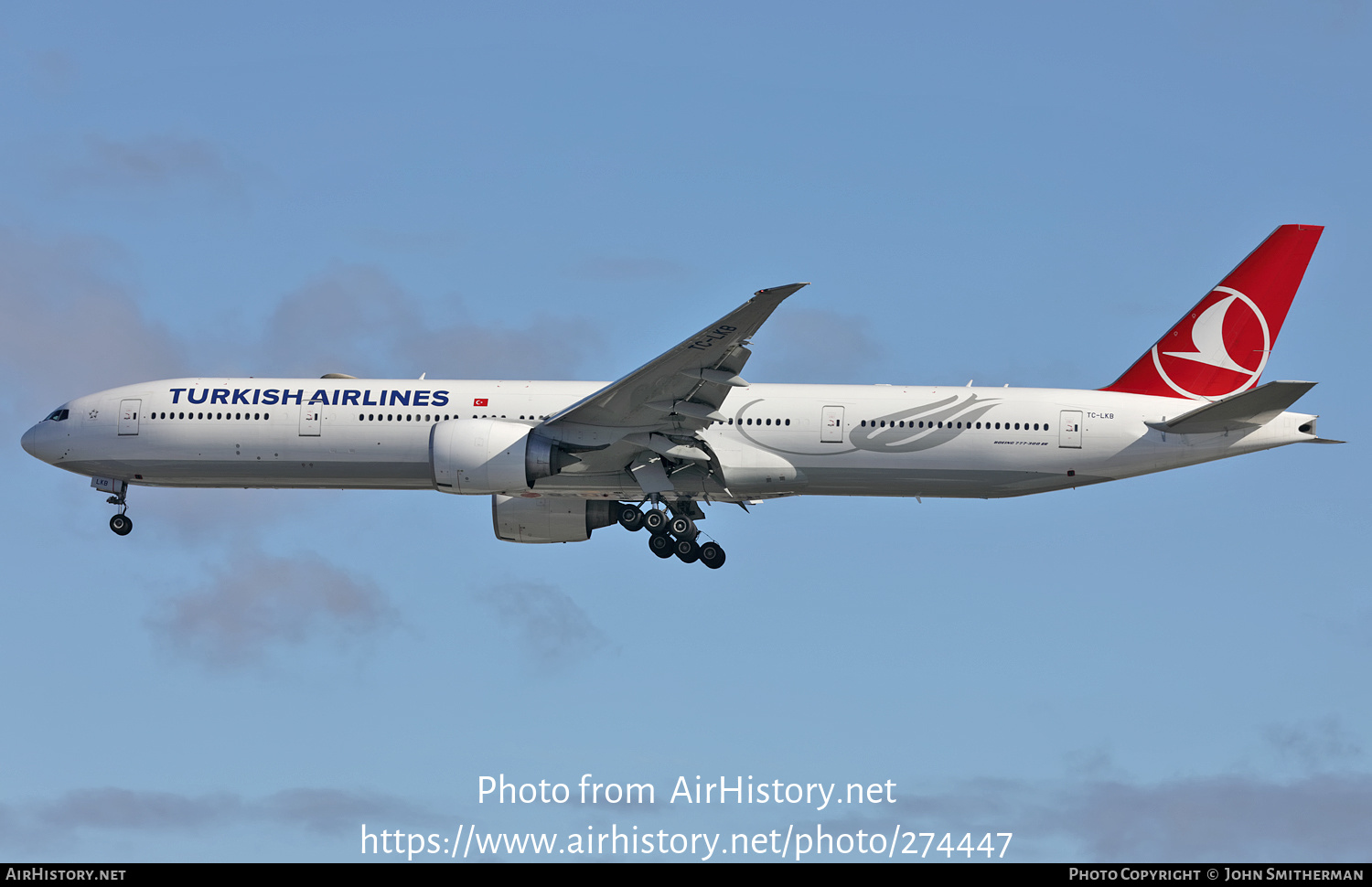 Aircraft Photo of TC-LKB | Boeing 777-36N/ER | Turkish Airlines | AirHistory.net #274447