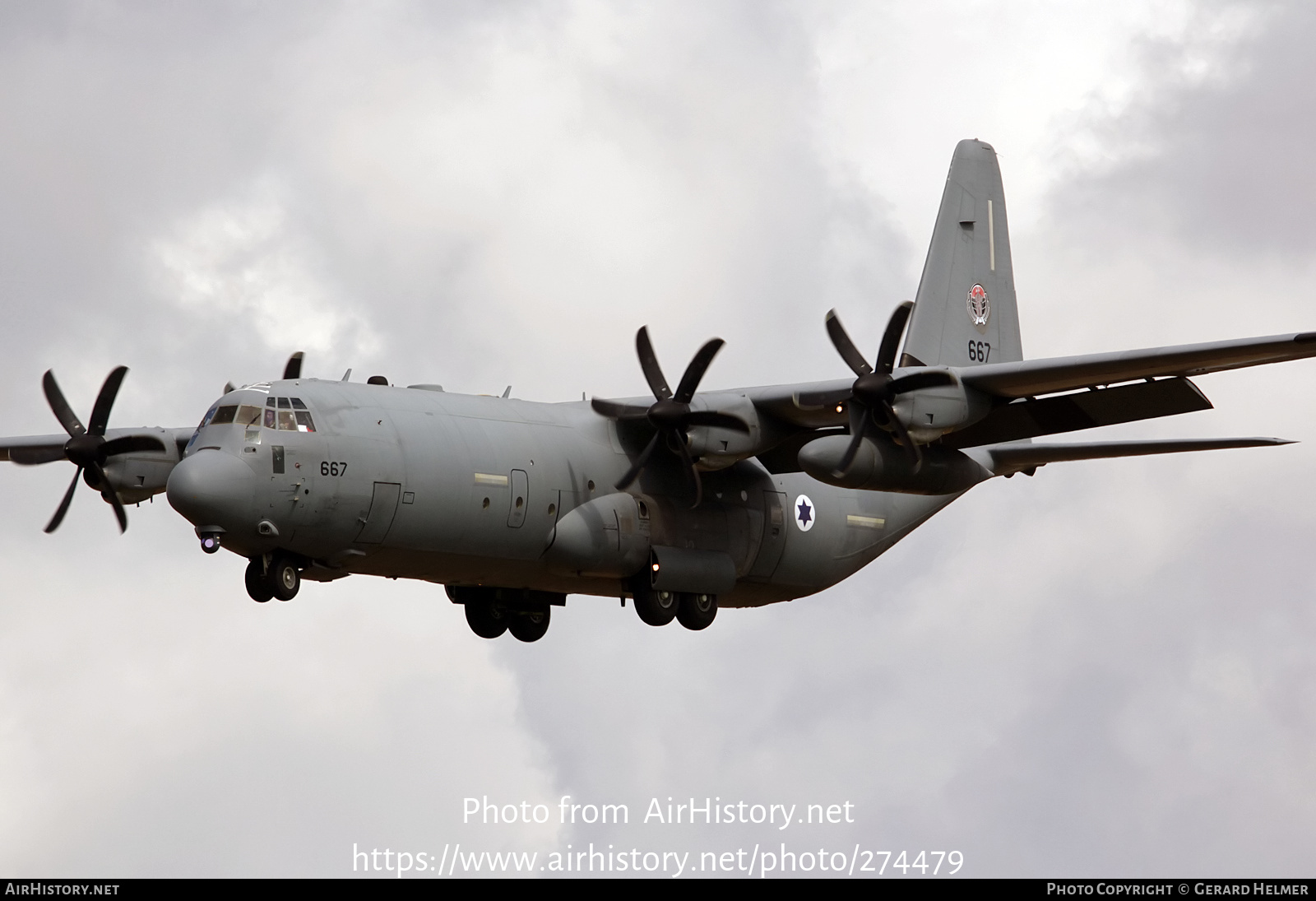 Aircraft Photo of 667 | Lockheed Martin C-130J-30 Hercules | Israel - Air Force | AirHistory.net #274479