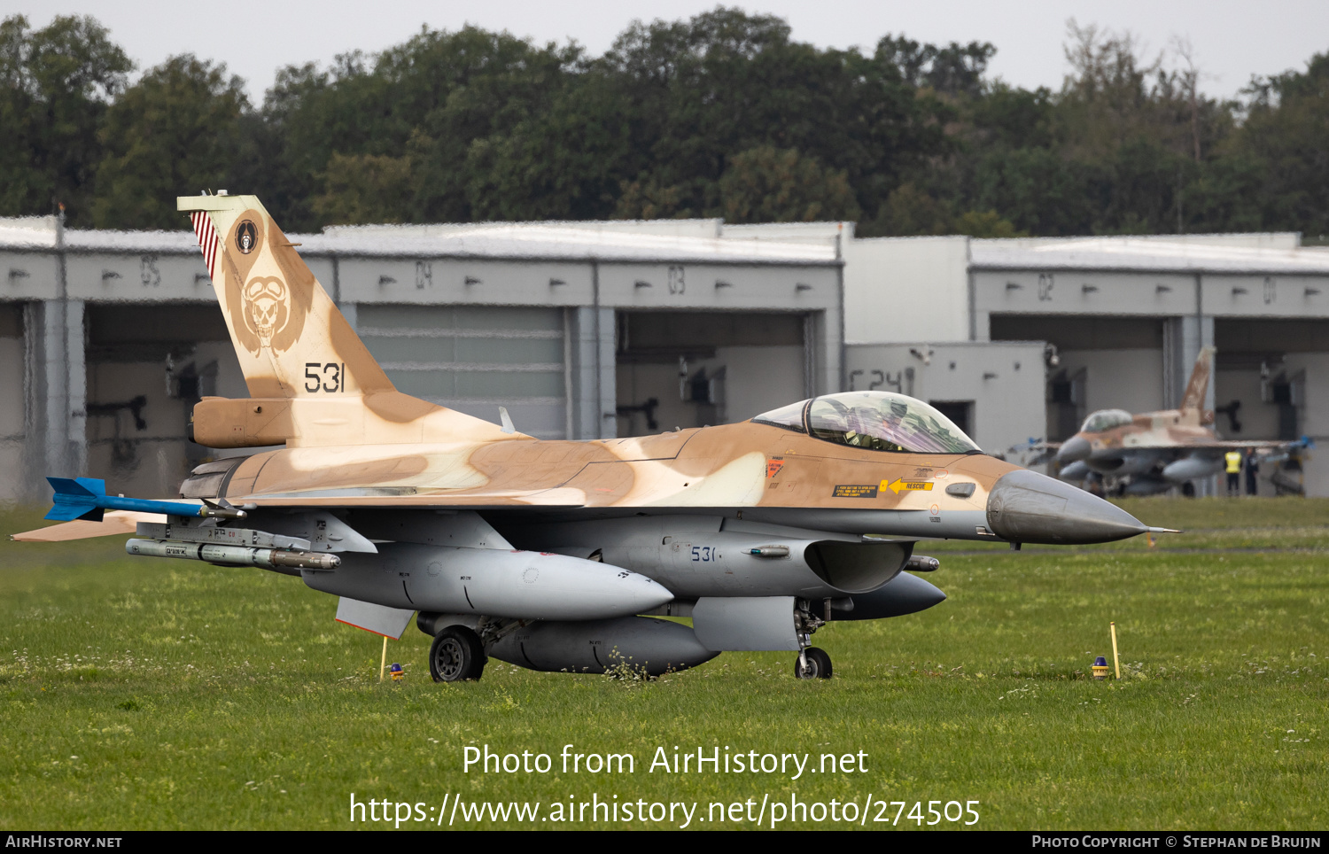 Aircraft Photo of 531 | General Dynamics F-16C Barak | Israel - Air Force | AirHistory.net #274505