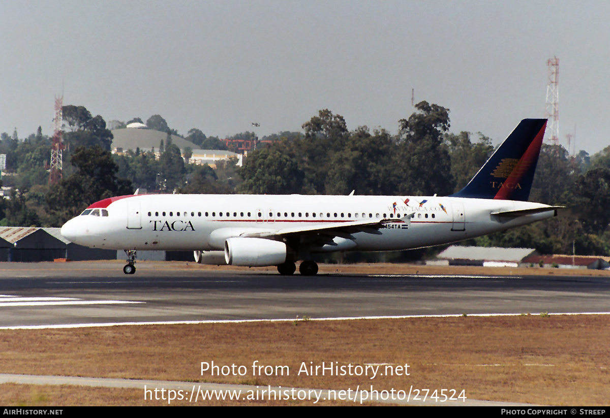 Aircraft Photo of N454TA | Airbus A320-233 | TACA - Transportes Aéreos Centro Americanos | AirHistory.net #274524