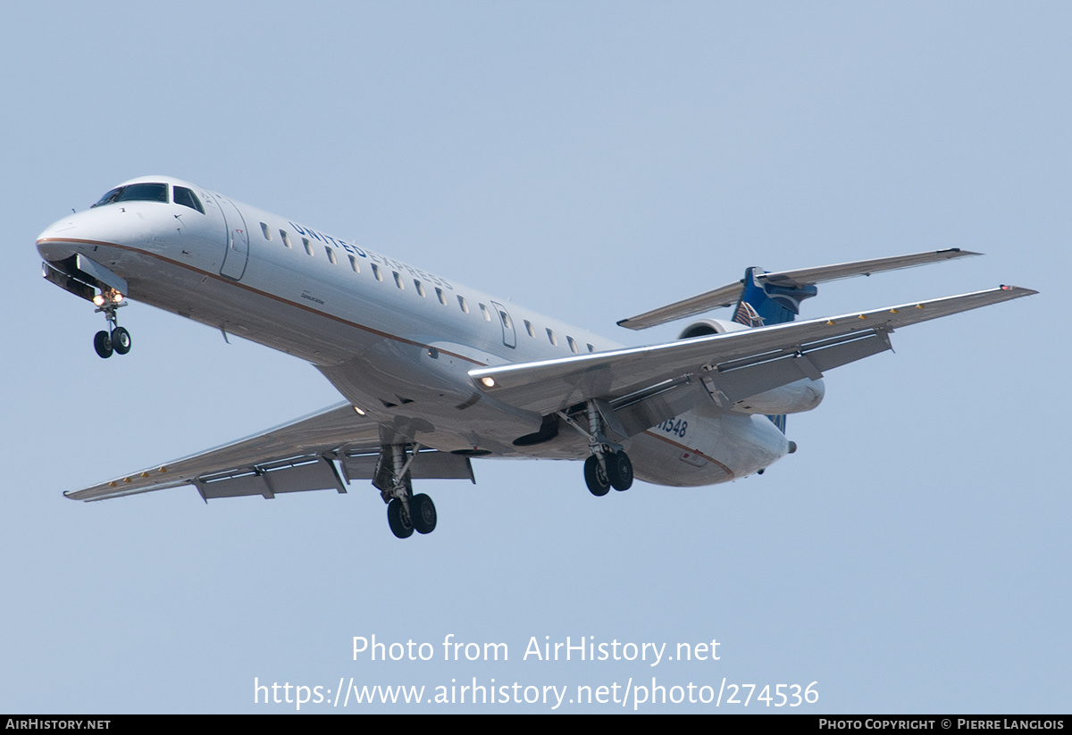 Aircraft Photo of N11548 | Embraer ERJ-145LR (EMB-145LR) | United Express | AirHistory.net #274536