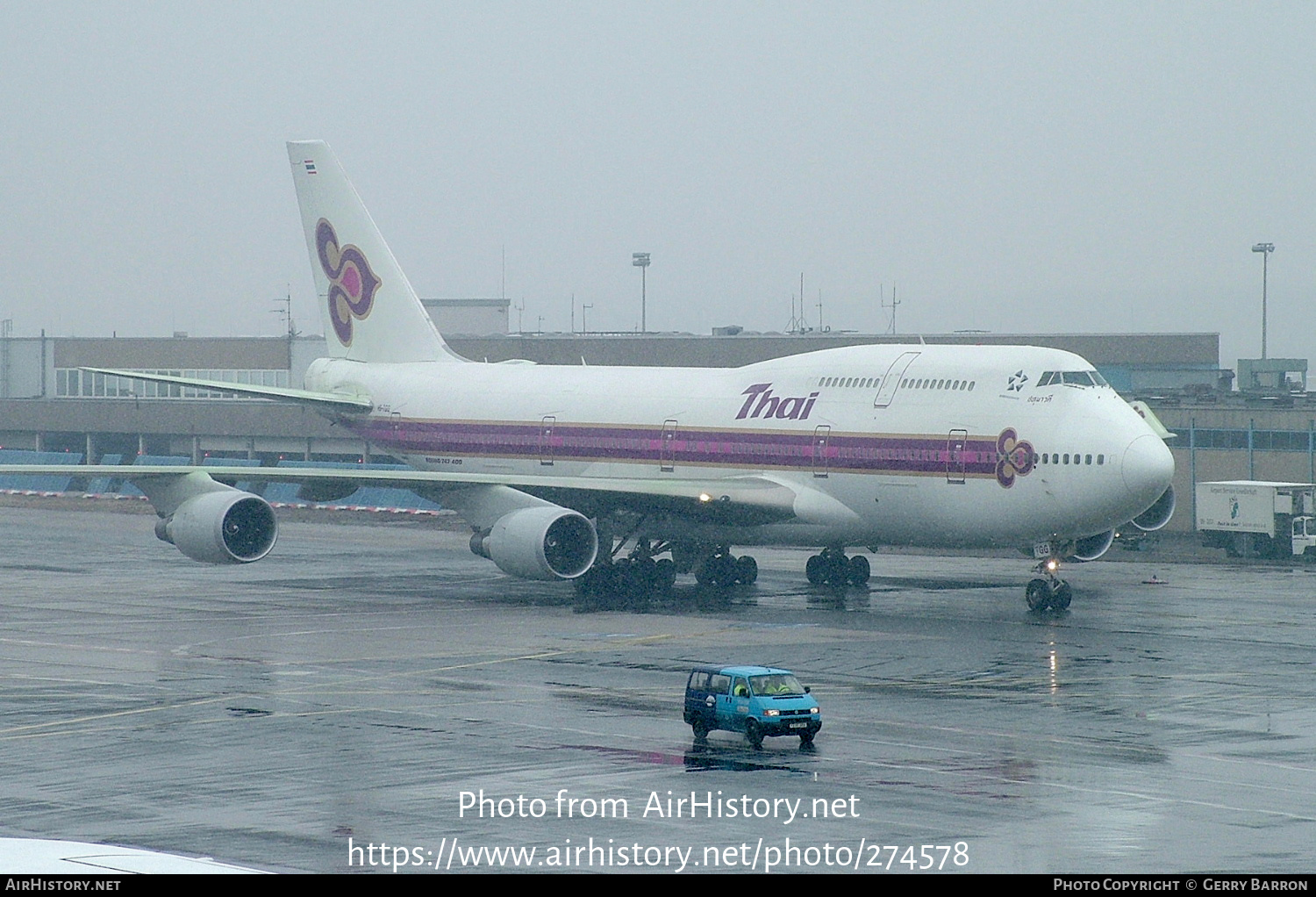 Aircraft Photo of HS-TGG | Boeing 747-4D7 | Thai Airways International | AirHistory.net #274578