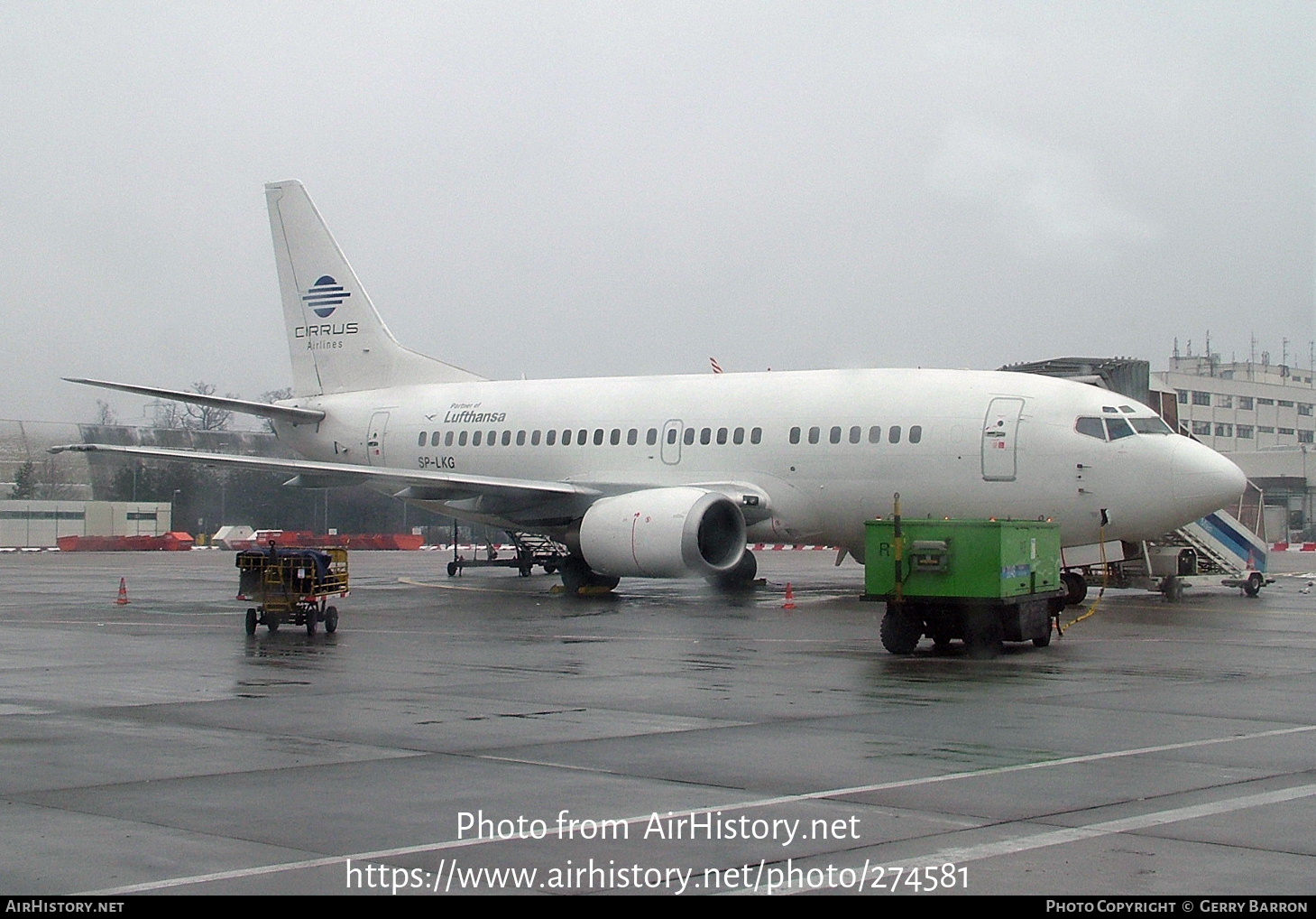 Aircraft Photo of SP-LKG | Boeing 737-53C | Cirrus Airlines | AirHistory.net #274581