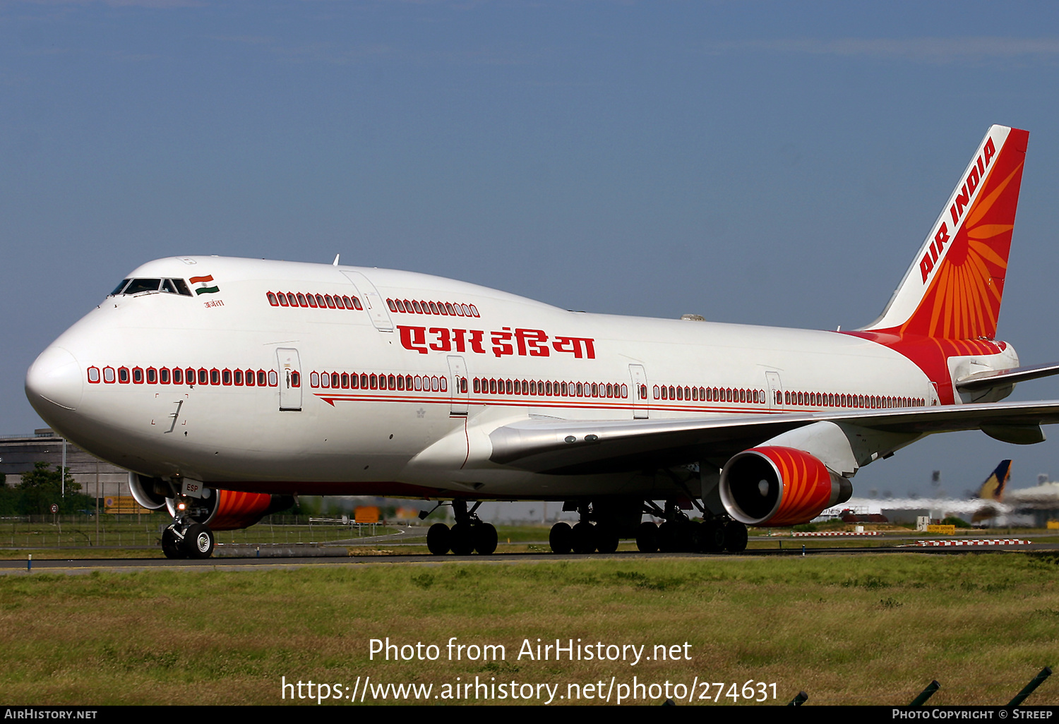 Aircraft Photo of VT-ESP | Boeing 747-437 | Air India | AirHistory.net #274631