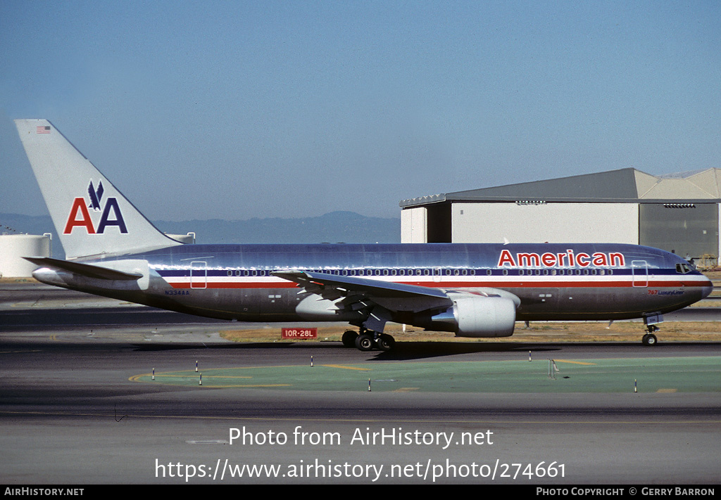 Aircraft Photo of N334AA | Boeing 767-223(ER) | American Airlines