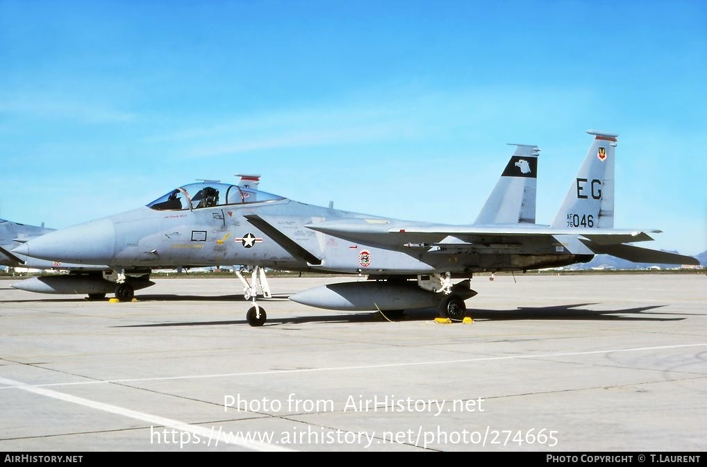 Aircraft Photo of 76-0046 | McDonnell Douglas F-15A Eagle | USA - Air Force | AirHistory.net #274665