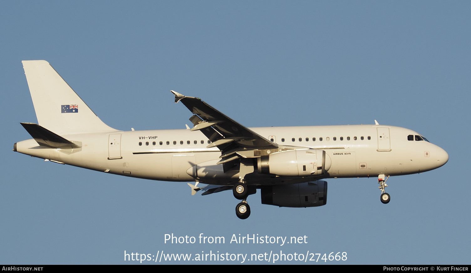 Aircraft Photo of VH-VHP | Airbus A319-132 | AirHistory.net #274668