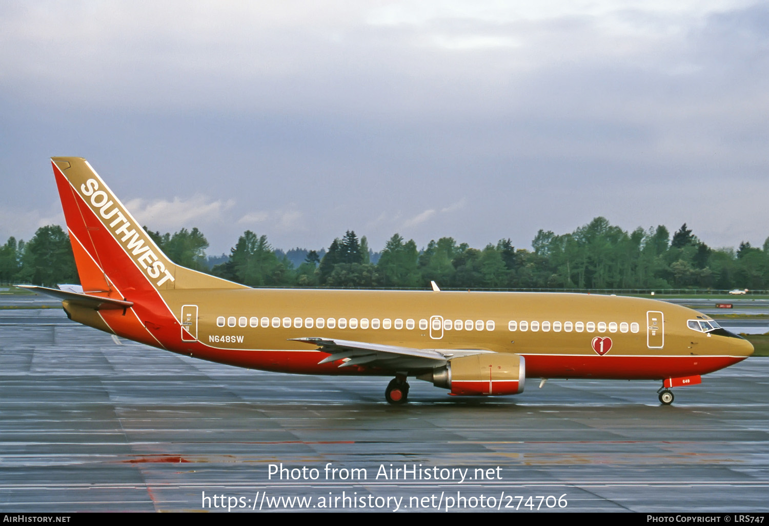 Aircraft Photo of N648SW | Boeing 737-3H4 | Southwest Airlines | AirHistory.net #274706