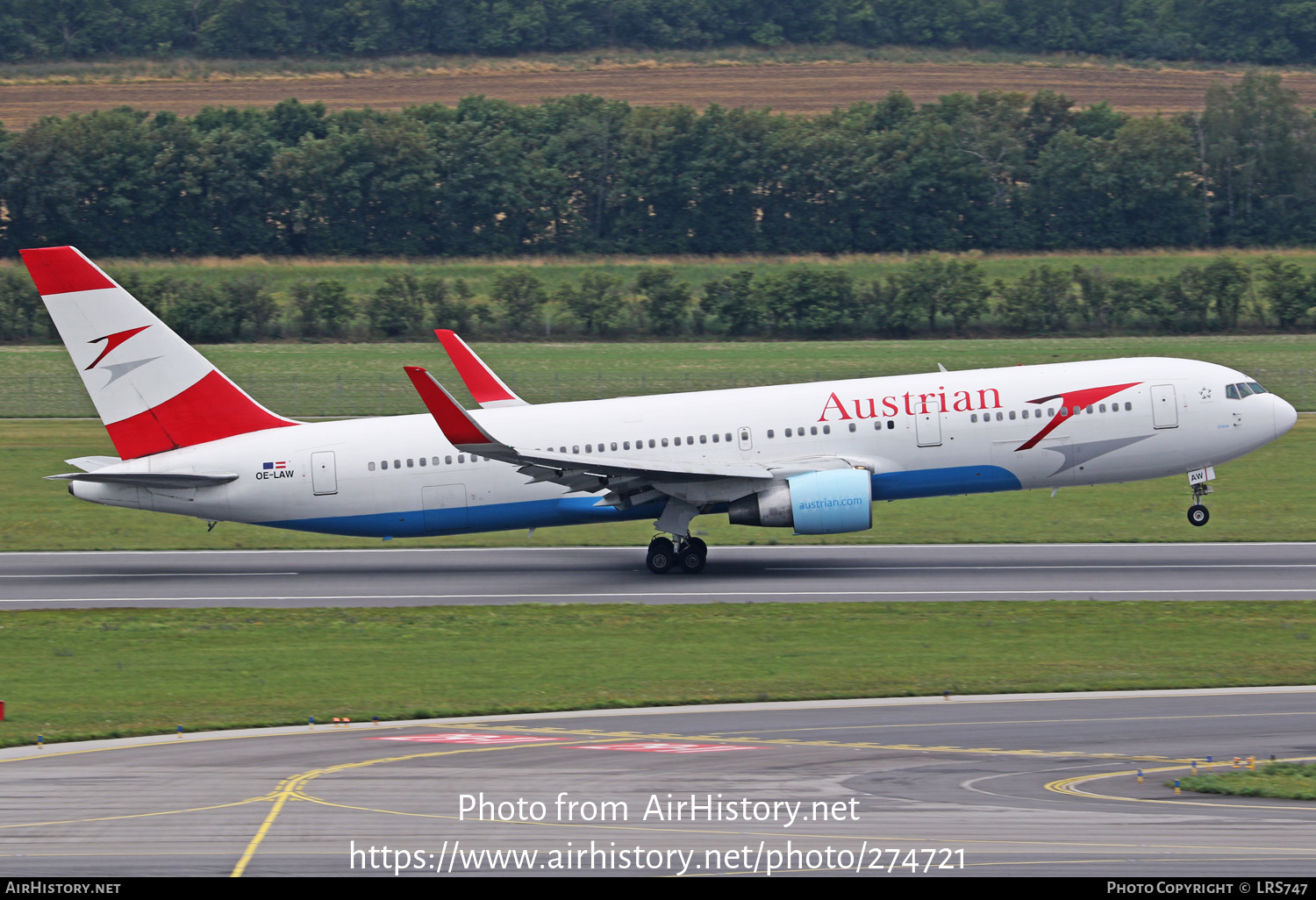 Aircraft Photo of OE-LAW | Boeing 767-3Z9/ER | Austrian Airlines | AirHistory.net #274721