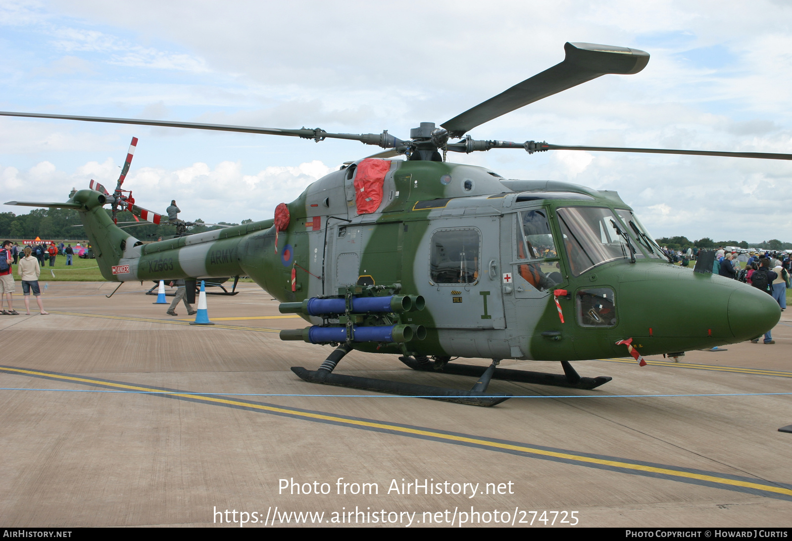 Aircraft Photo of XZ663 | Westland WG-13 Lynx AH7 | UK - Army | AirHistory.net #274725