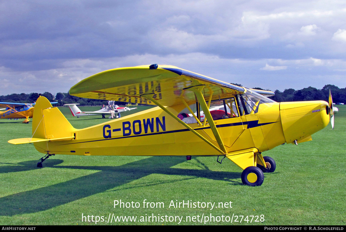 Aircraft Photo of G-BOWN | Piper PA-12 Super Cruiser | AirHistory.net #274728
