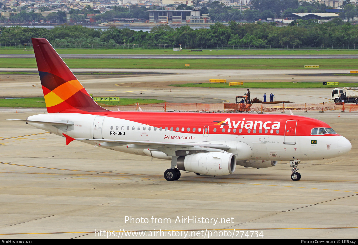 Aircraft Photo of PR-ONQ | Airbus A318-121 | Avianca | AirHistory.net #274734