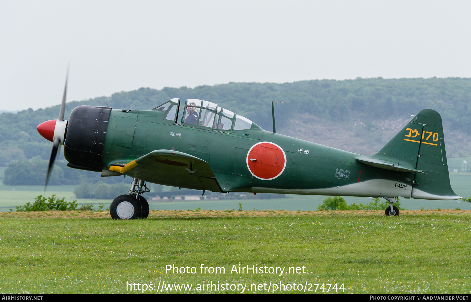 Aircraft Photo of F-AZZM / コウ-170 | North American T-6 / A6M Zero (mod) | Japan - Air Force | AirHistory.net #274744