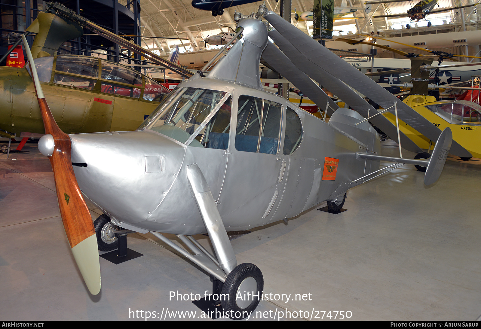 Aircraft Photo of NX70 | Autogiro Company of America AC-35 | United States Department of Commerce | AirHistory.net #274750