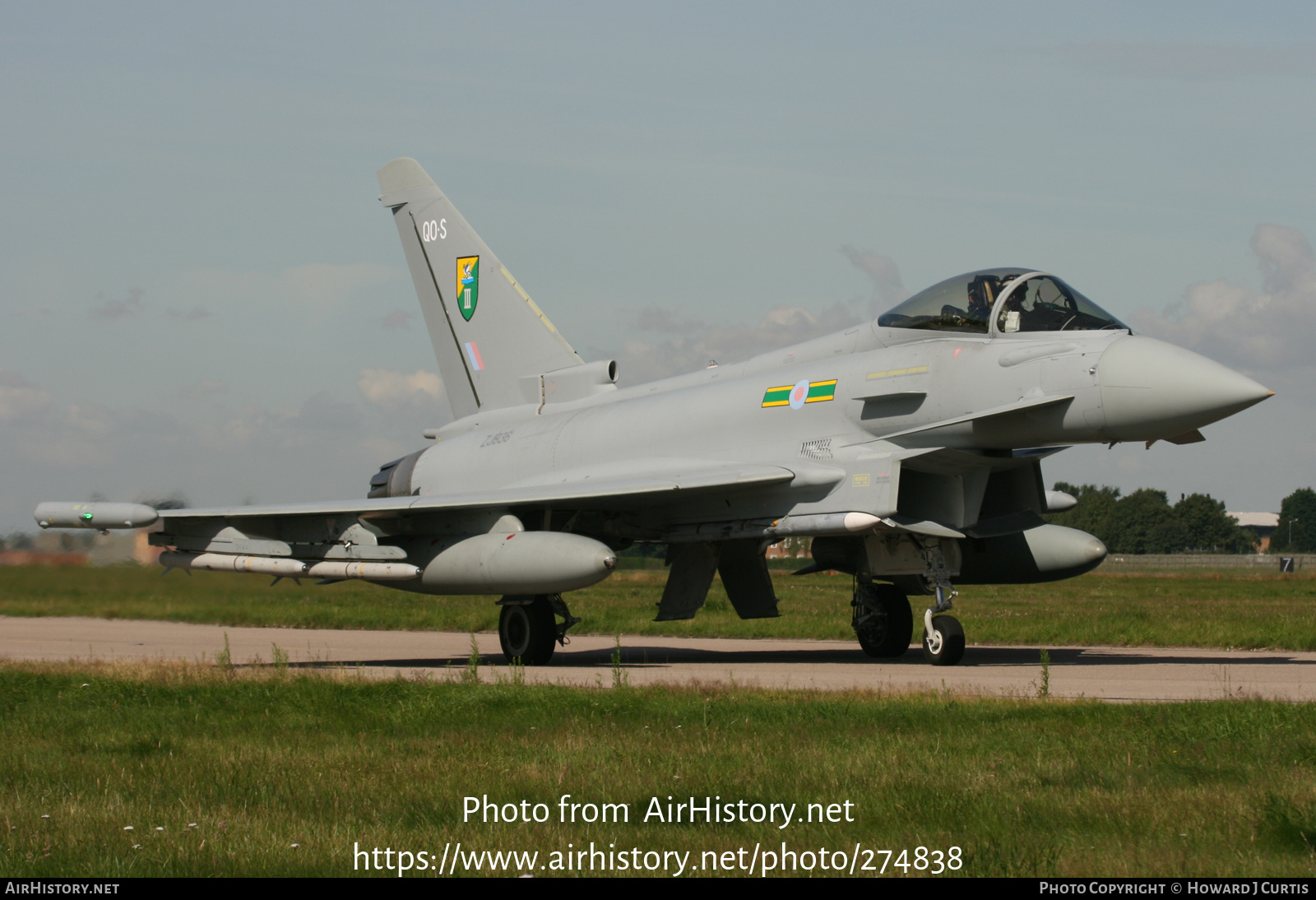 Aircraft Photo of ZJ936 | Eurofighter EF-2000 Typhoon F2 | UK - Air Force | AirHistory.net #274838