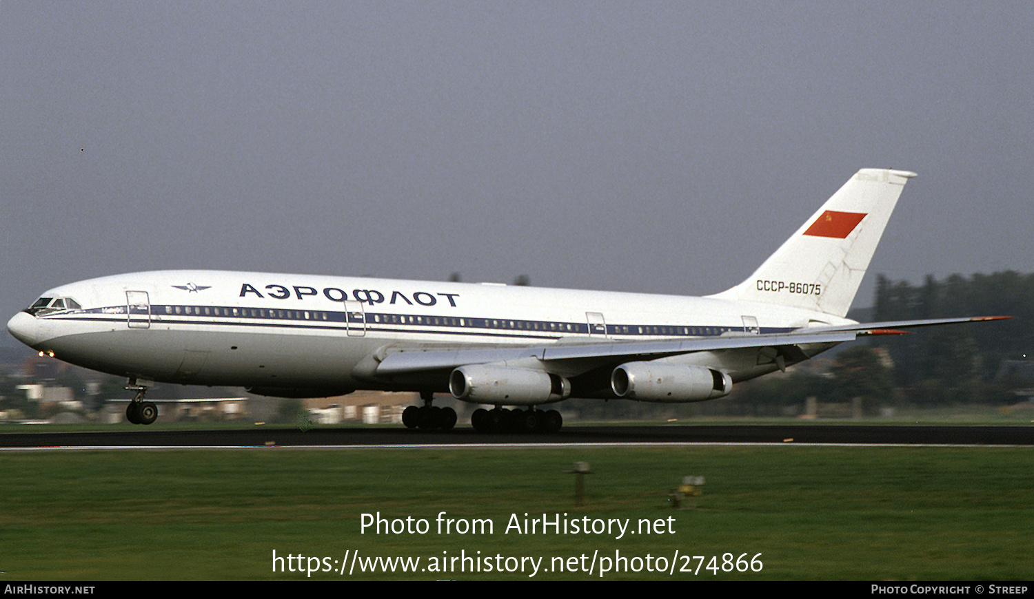 Aircraft Photo of CCCP-86075 | Ilyushin Il-86 | Aeroflot | AirHistory.net #274866