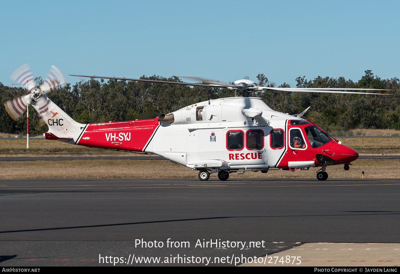 Aircraft Photo of VH-SYJ | AgustaWestland AW-139 | CHC Helicopters | AirHistory.net #274875