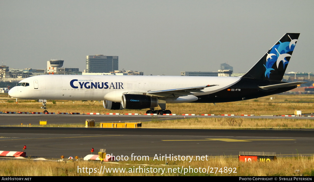 Aircraft Photo of EC-FTR | Boeing 757-256(PCF) | Cygnus Air | AirHistory.net #274892