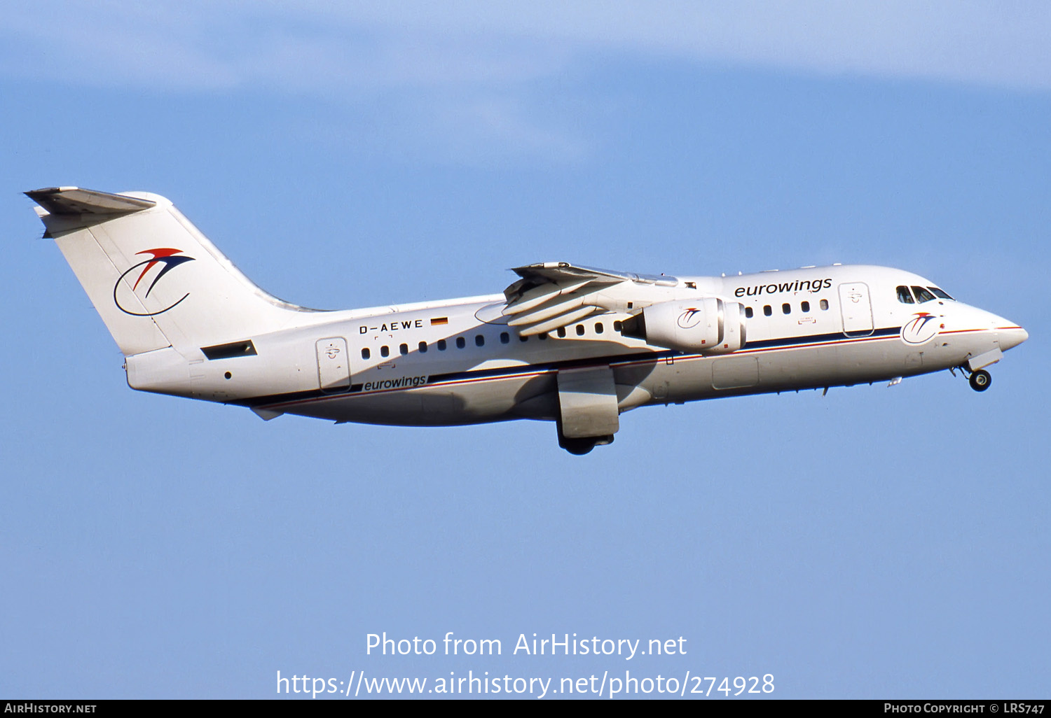 Aircraft Photo of D-AEWE | British Aerospace BAe-146-200 | Eurowings | AirHistory.net #274928