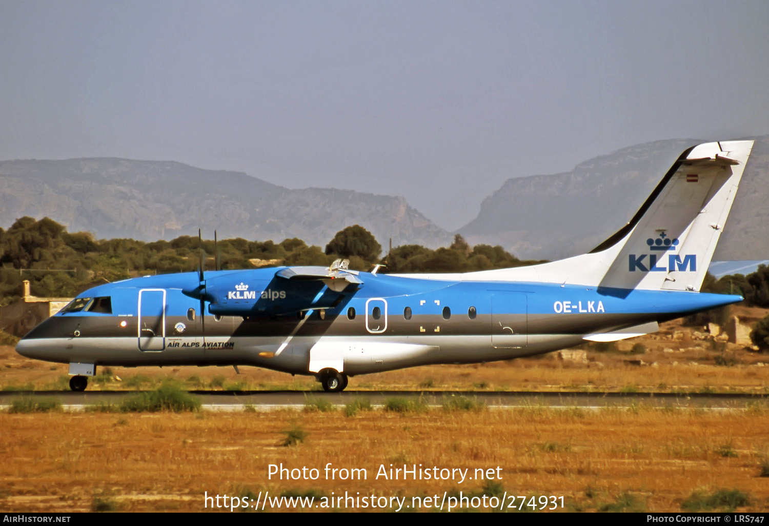 Aircraft Photo of OE-LKA | Fairchild Dornier 328-130 | KLM Alps | AirHistory.net #274931