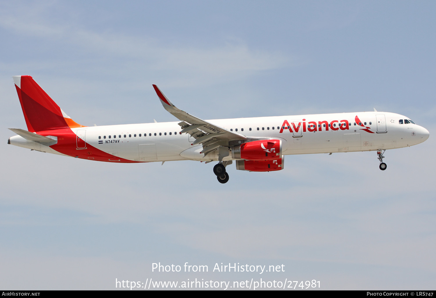 Aircraft Photo of N747AV | Airbus A321-231 | Avianca | AirHistory.net #274981