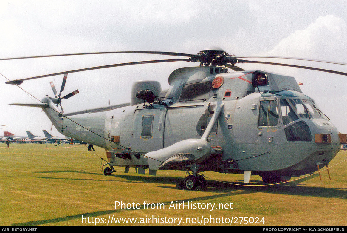 Aircraft Photo of XZ580 | Westland WS-61 Sea King HAS6 | UK - Navy | AirHistory.net #275024