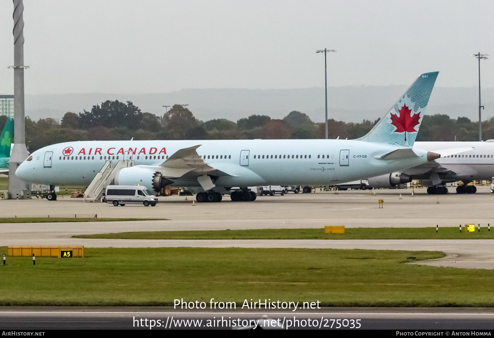 Aircraft Photo of C-FPQB | Boeing 787-9 Dreamliner | Air Canada | AirHistory.net #275035